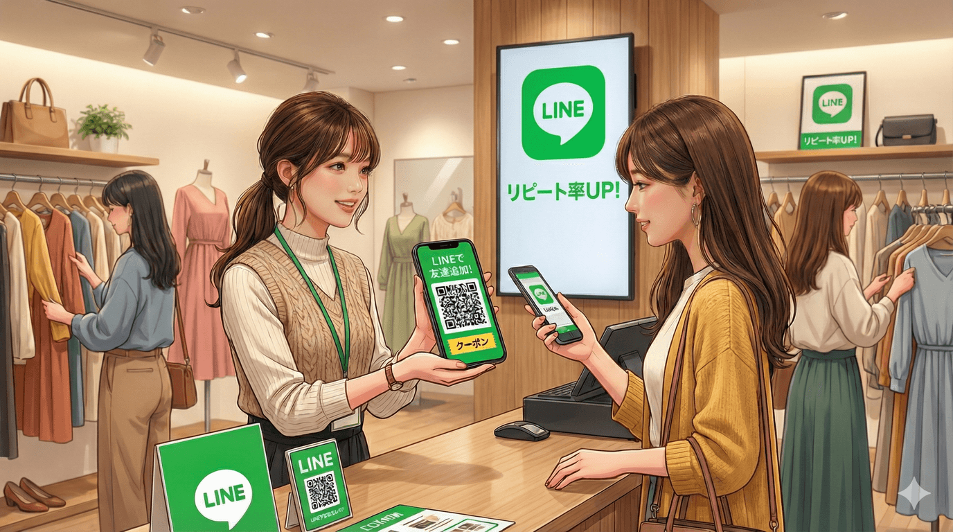 小売店B社様 LINE活用事例
