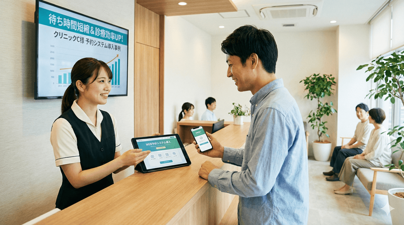 クリニックC様 予約システム導入事例